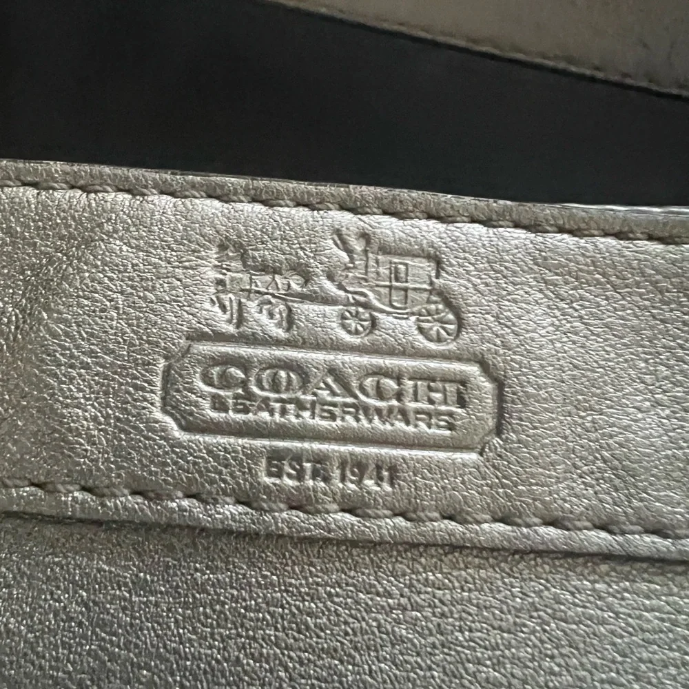 Vintage Coach Zoe Mini Leather Shoulder Bag